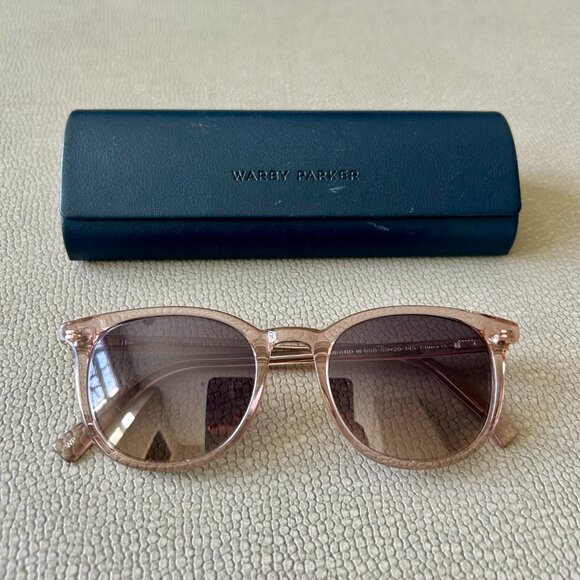 Warby Parker Durand Sunglasses (Wide) in Rose Water - Picture 4 of 4